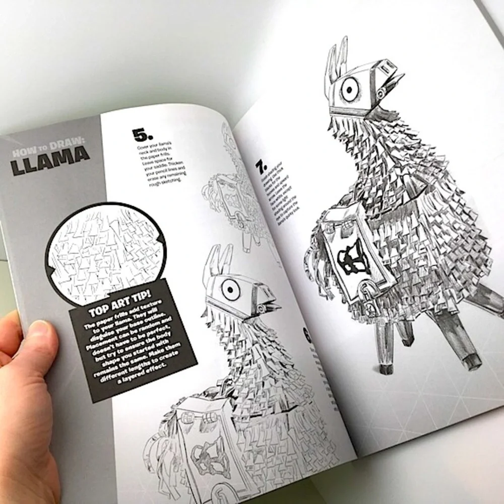Official Fortnite Drawing Guide Book